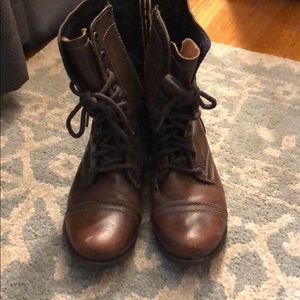 Steve Madden combat boots